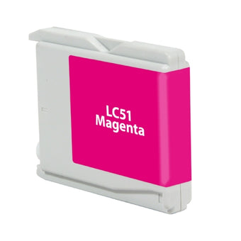 compare product Brother LC51M Magenta Inkjet Cartridge - Genuine & Remanufactured