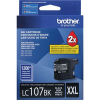 Brother LC107BK Black Inkjet Cartridge - Genuine & Remanufactured