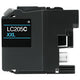 Brother LC205C Cyan Inkjet Cartridge - Genuine & Remanufactured