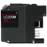 Brother LC205M Magenta Inkjet Cartridge - Genuine & Remanufactured