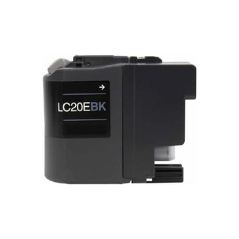 compare product Brother LC20EBK Black Inkjet Cartridge - Genuine & Remanufactured