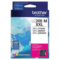 Brother LC20EM Magenta Inkjet Cartridge - Genuine & Remanufactured
