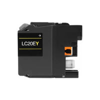 Brother LC20EY Yellow Inkjet Cartridge - Genuine & Remanufactured