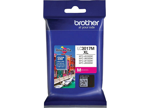 Brother LC3017M Magenta ink cartridge - Genuine & Remanufactured