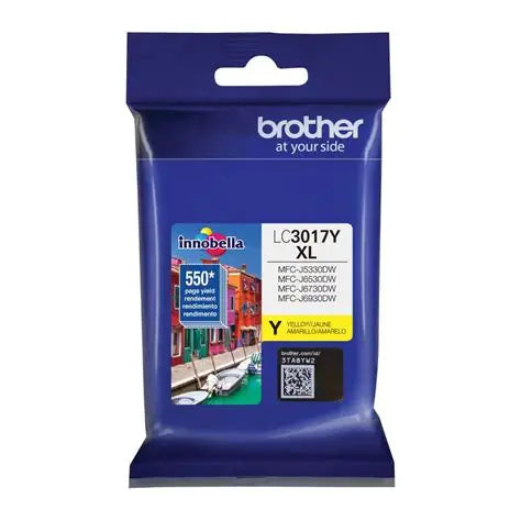 Brother LC3017Y Yellow Ink Cartridge - Genuine & Remanufactured