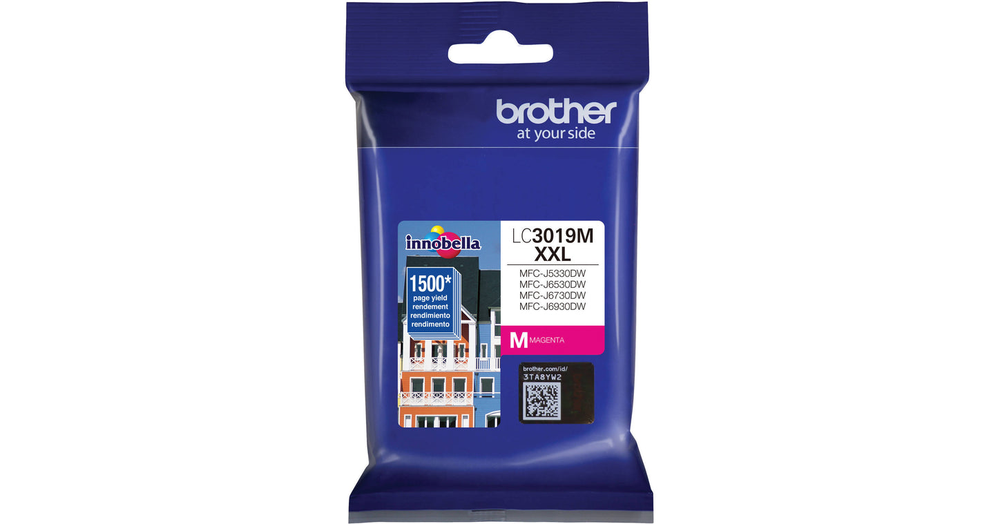 Brother LC3019M Magenta Ink Cartridge - Genuine & Remanufactured