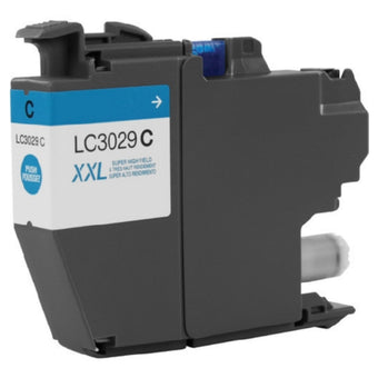 compare product Brother LC3029C Cyan Ink Cartridge - Genuine & Remanufactured