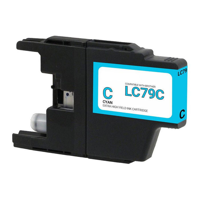Brother LC79C Cyan Inkjet Cartridge - Genuine & Remanufactured