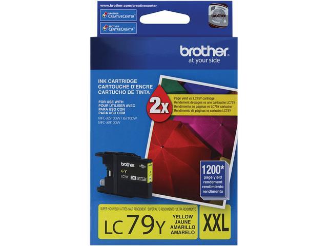 Brother LC79Y Yellow Inkjet Cartridge - Genuine & Remanufactured
