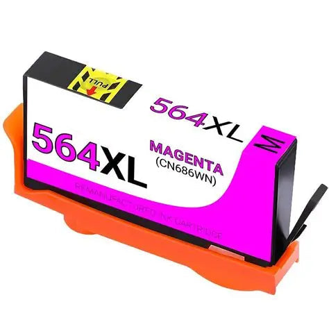 HP 564XL High Capacity Magenta Cartridge - Remanufactured