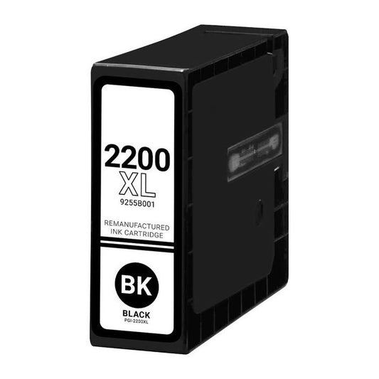 Canon PGI-2200XL Black Ink Tank - Genuine & Remanufactured