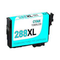 Epson (288XL) T288XL220 Cyan Inkjet Cartridge - Genuine & Remanufactured