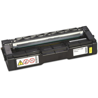 compare product Ricoh 407542 Yellow Toner Cartridge - Genuine & Remanufactured