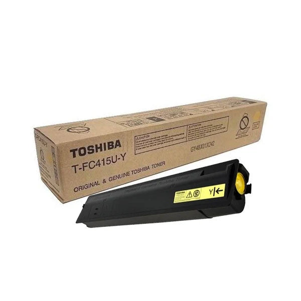 Toshiba TFC415UY Yellow Toner Cartridge - Genuine & Remanufactured