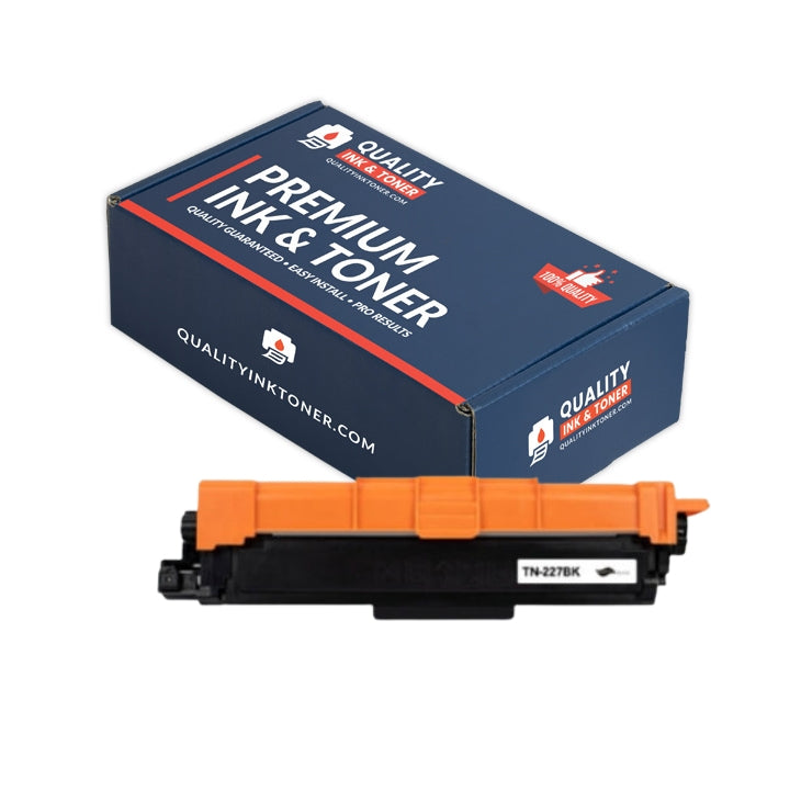 Brother TN227BK (TN227BK) Black Toner Cartridge - Genuine & Remanufactured