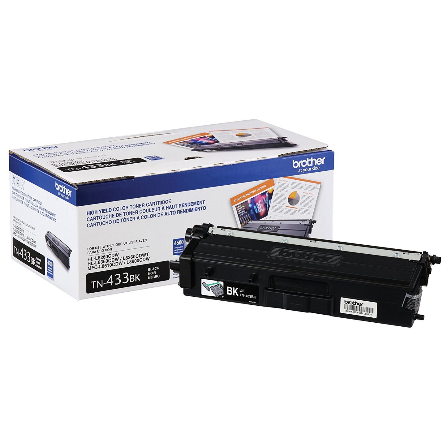 Brother TN436BK (TN436) Black Toner Cartridge — Genuine & Remanufactured