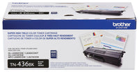Brother TN436BK (TN436) Black Toner Cartridge — Genuine & Remanufactured