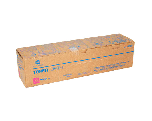 Konica Minolta TN616M Magenta Toner Cartridge - Genuine & Remanufactured