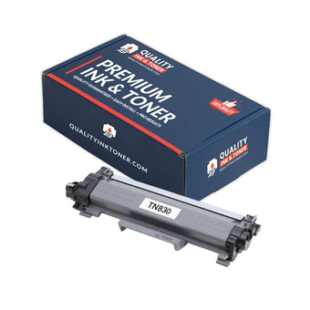 compare product Brother TN830 (TN830) Black Toner Cartridge - Genuine & Remanufactured