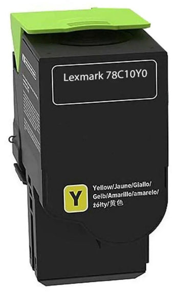 compare product Lexmark 78C10Y0 Yellow Toner Cartridge - Genuine & Remanufactured