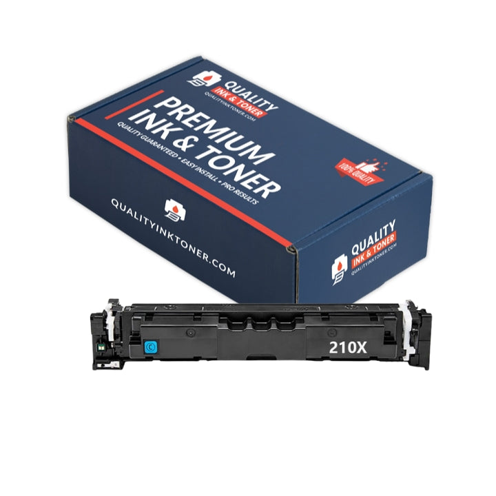 HP 210X (W2102X) Cyan Toner Cartridge - Genuine & Remanufactured