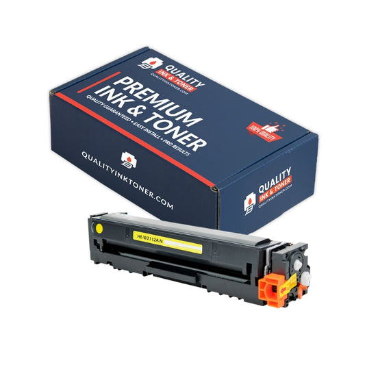 HP 206X (W2112X) Yellow Toner Cartridge - Genuine & Remanufactured