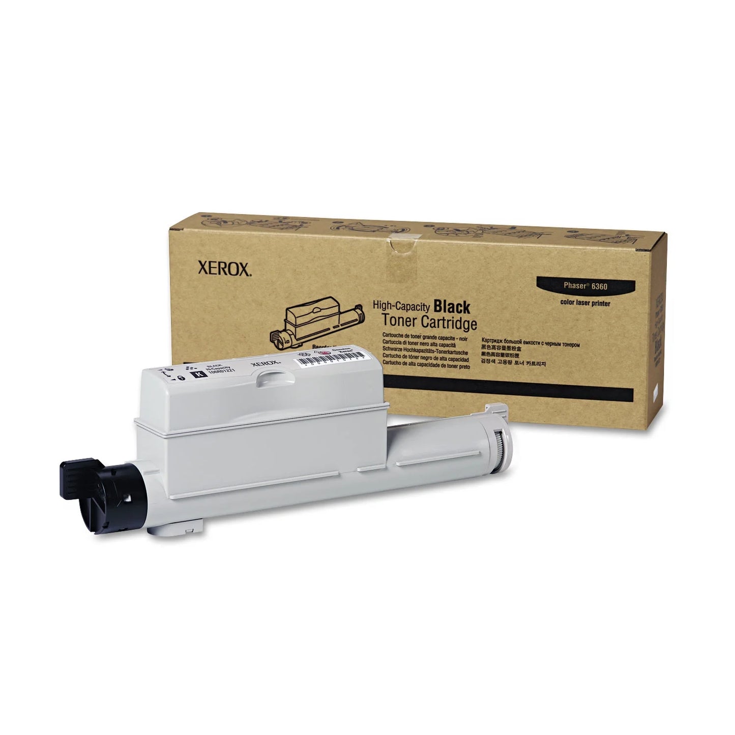 Xerox 106R01221 Black Laser Toner Cartridge - Genuine & Remanufactured