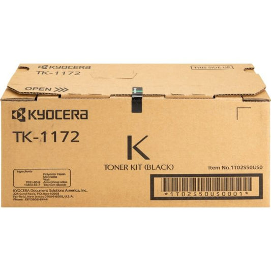 Kyocera TK-1172 Black Toner Cartridge - Genuine & Remanufactured