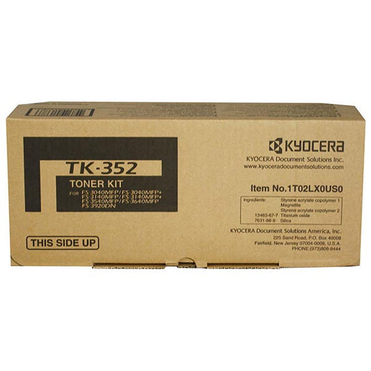Kyocera TK-352 Black Toner Cartridge - Genuine & Remanufactured