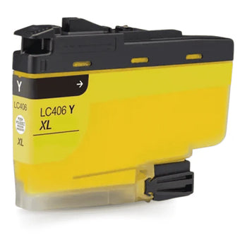 compare product Brother LC406XLYS Yellow Ink Cartridge - Genuine & Remanufactured