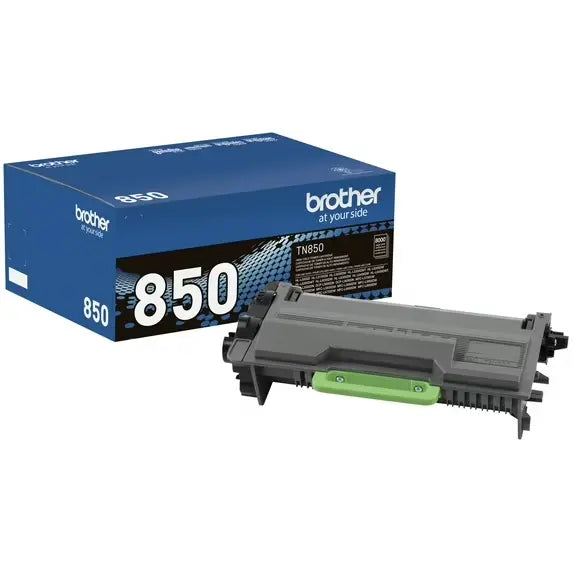 Genuine OEM Brother TN-850 black toner cartridge, high yield 8,000 pages