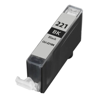compare product Canon CLI-221BK Black Inkjet Cartridge - Genuine & Remanufactured
