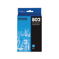 Epson T802XL220-S Cyan Ink Cartridge - Genuine & Remanufactured