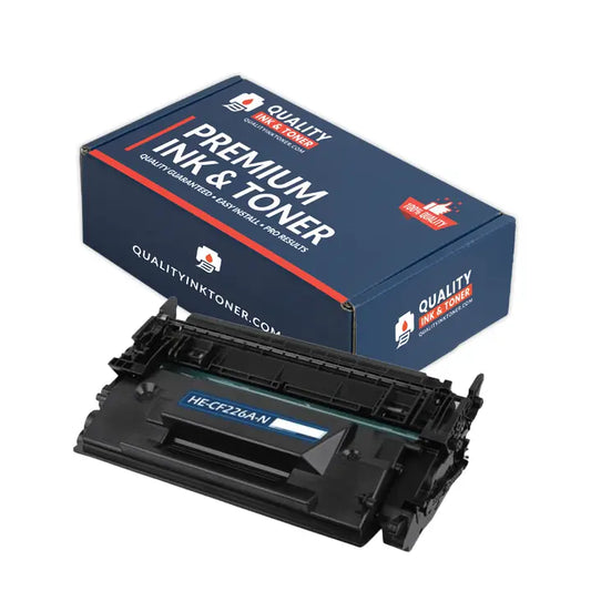 HP 26A (CF226A) Black Toner Cartridge – Genuine & Remanufactured (CF226A-N)