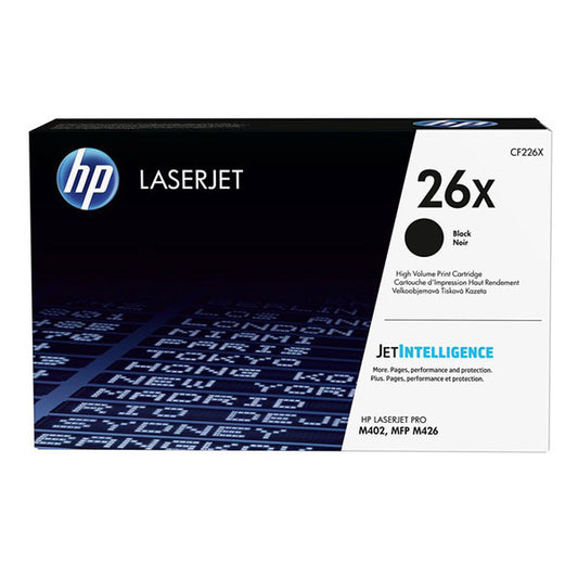 HP 26X (CF226X) Black Toner Cartridge – Genuine & Remanufactured (CF226X-N)