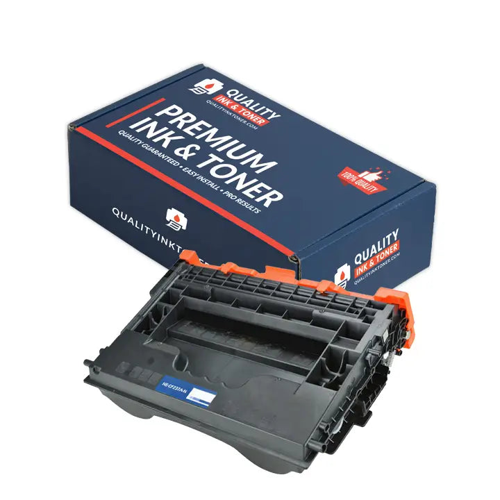HP 37A (CF237A) Black Toner Cartridge — Genuine & Remanufactured