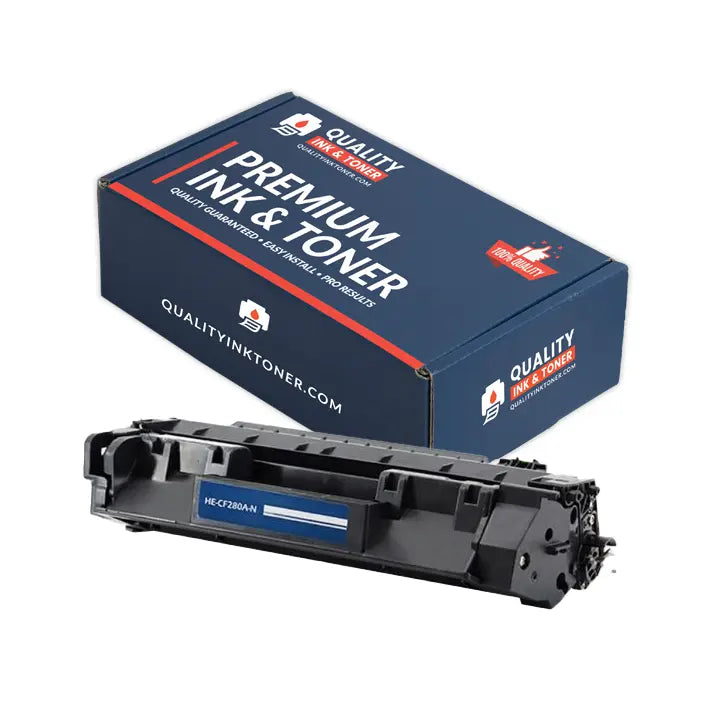 HP 80A (CF280A) Black Toner Cartridge — Genuine & Remanufactured