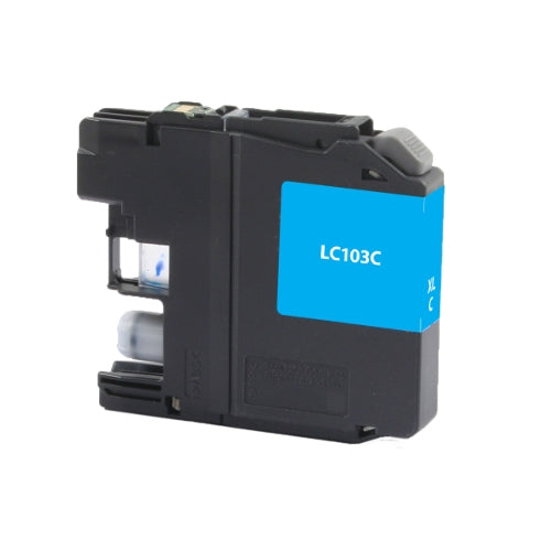 Brother LC103C Cyan Inkjet Cartridge - Genuine & Remanufactured