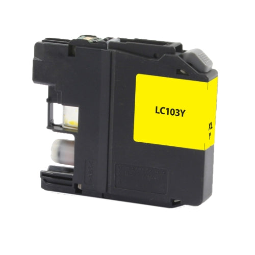 Brother LC103Y Yellow Inkjet Cartridge - Genuine & Remanufactured