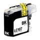 Brother LC107BK Black Inkjet Cartridge - Genuine & Remanufactured