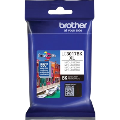 Brother LC3017BK Black ink cartridge - Genuine & Remanufactured