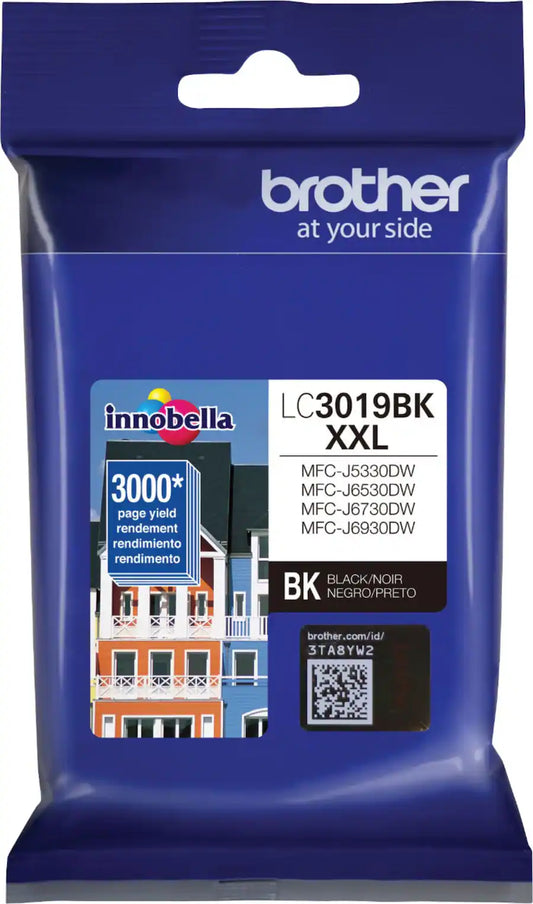 Brother LC3019BK Black Ink Cartridge - Genuine & Remanufactured