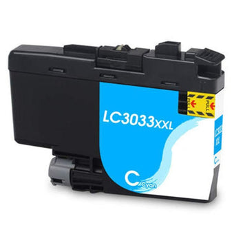 compare product Brother LC3033C Cyan Ink Cartridge - Genuine & Remanufactured