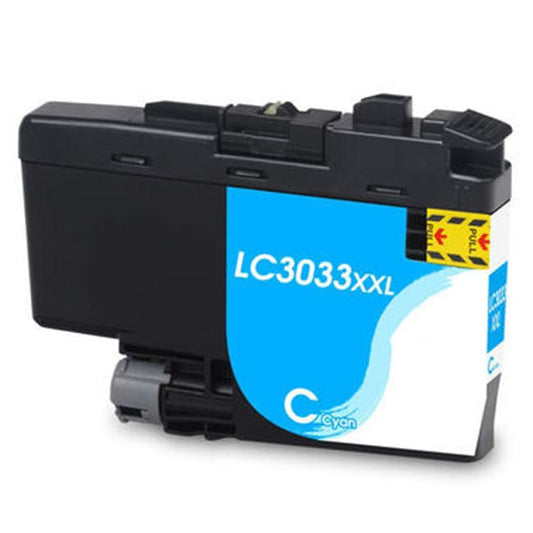 Brother LC3033C Cyan Ink Cartridge - Genuine & Remanufactured