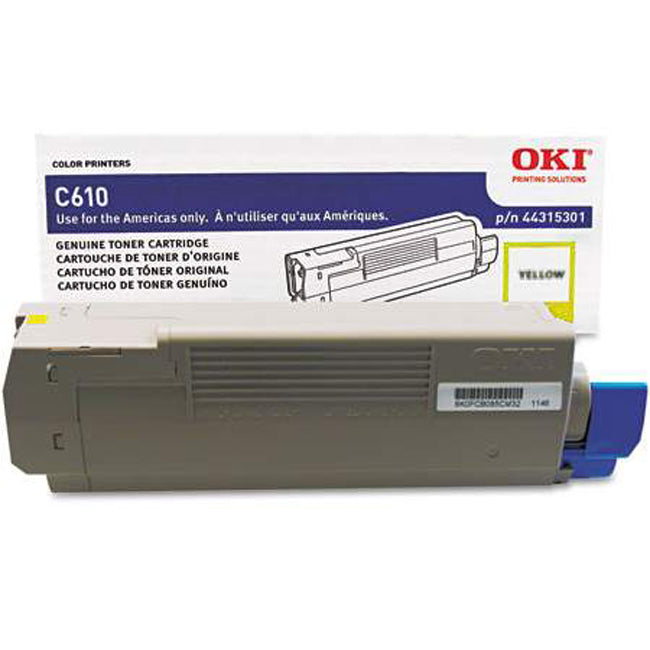 Okidata 44315301 Yellow Toner Cartridge - Genuine & Remanufactured
