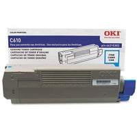 Okidata 44315303 Cyan Toner Cartridge - Genuine & Remanufactured