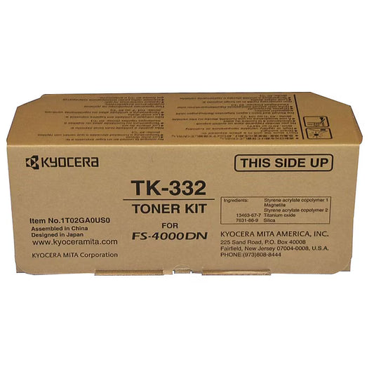 Kyocera TK-332 Black Toner Cartridge - Genuine & Remanufactured