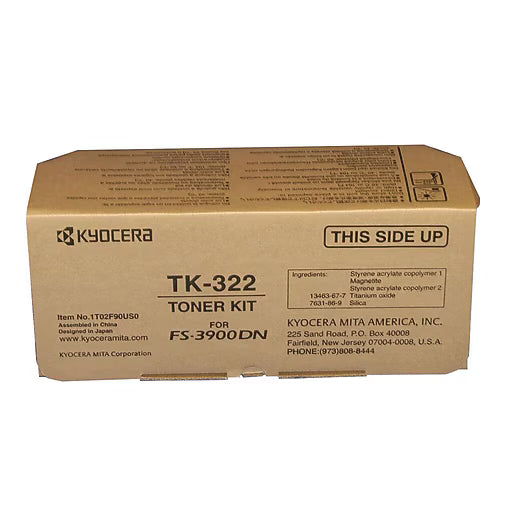 Kyocera TK-322 Black Toner Cartridge - Genuine & Remanufactured