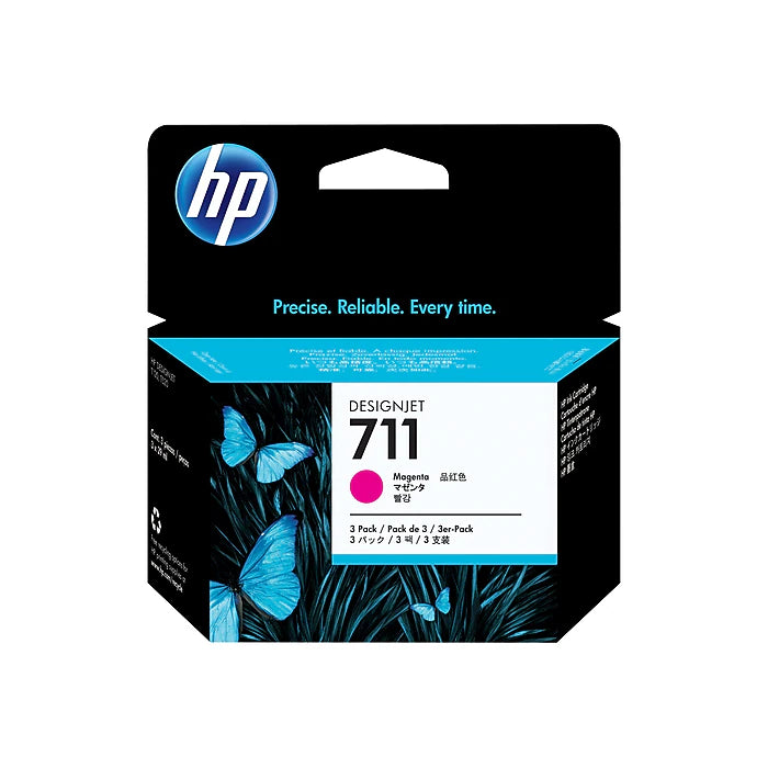 HP 711A Magenta Inkjet Cartridge - Genuine & Remanufactured