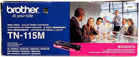 Brother TN-115M Magenta Toner Cartridge - Genuine & Remanufactured